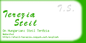 terezia steil business card